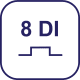 8 Digital Inputs